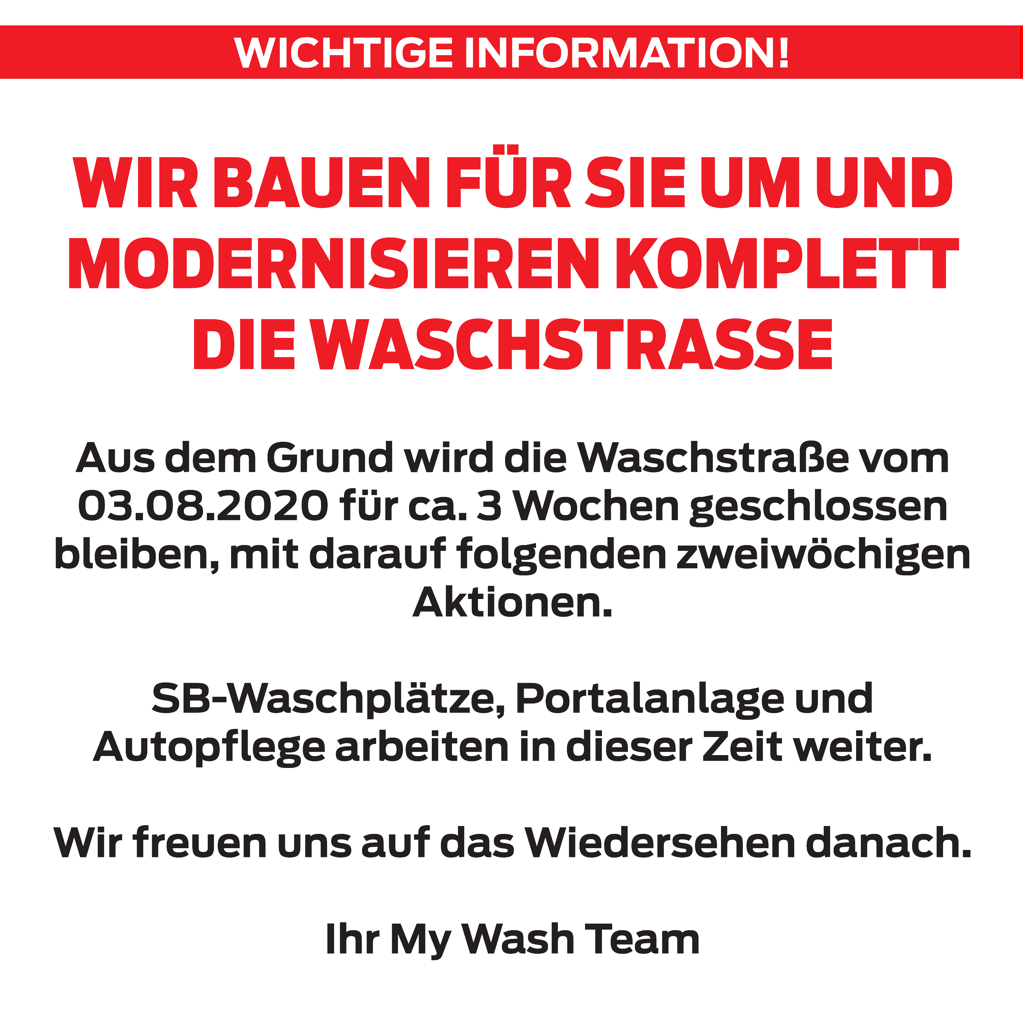 Rabatte nach Umbau